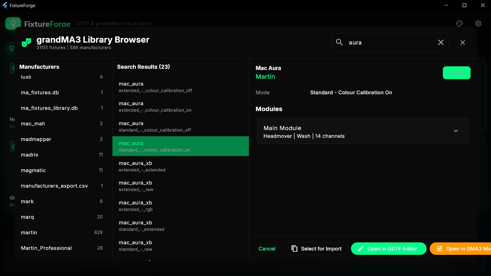 grandMA3 Library Browser