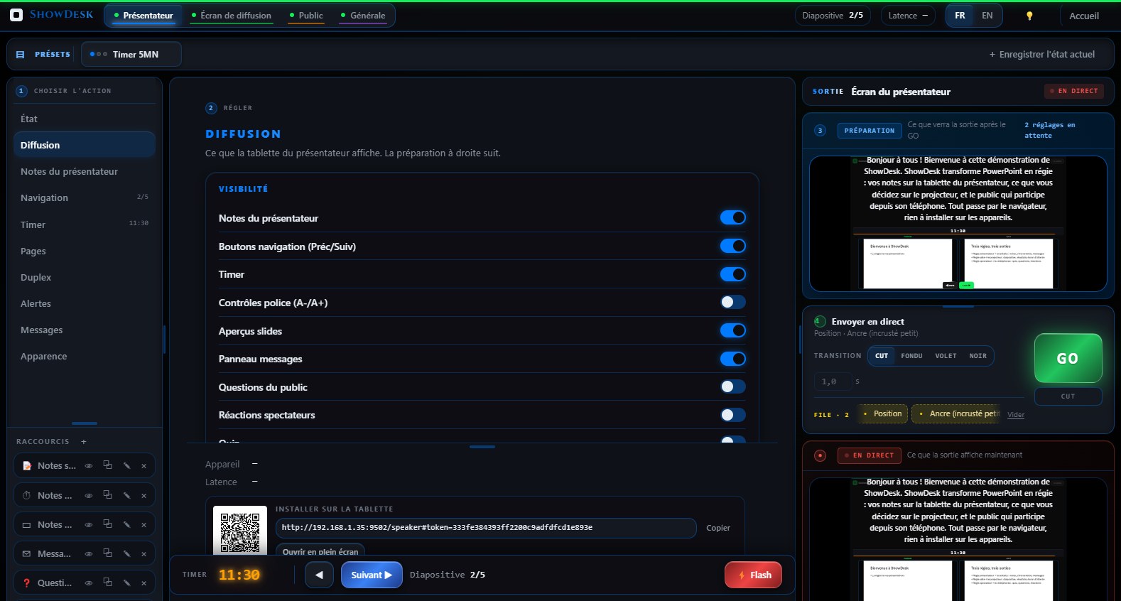 ShowDesk Screenshot